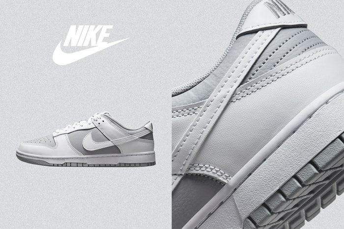 低飽和美：Nike Dunk Low 極簡灰白登場，清冷格調如 Dior x Nike Jordan！