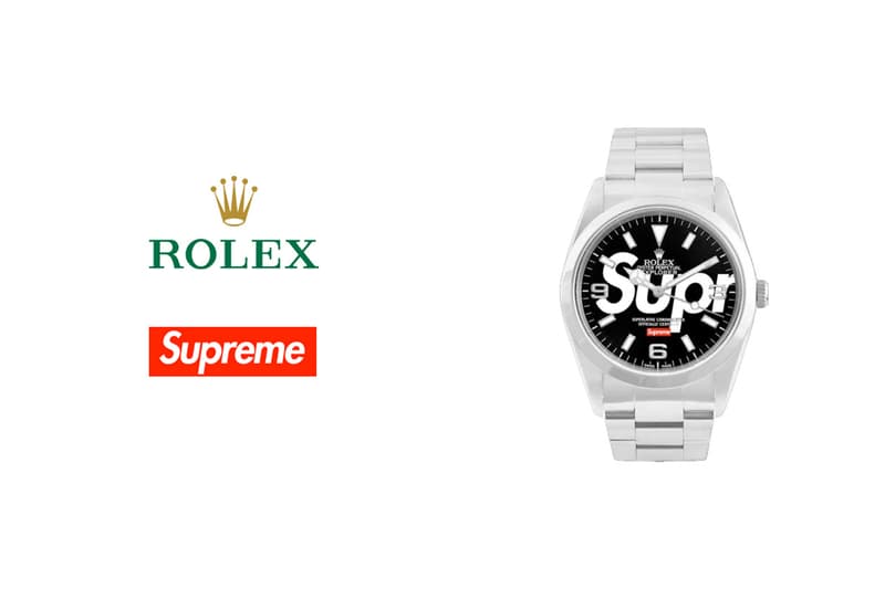 supreme rolex collabration drops rumor date