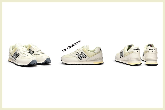 極簡又帶點可愛：New Balance 全新聯乘波鞋，經典奶油白色調！