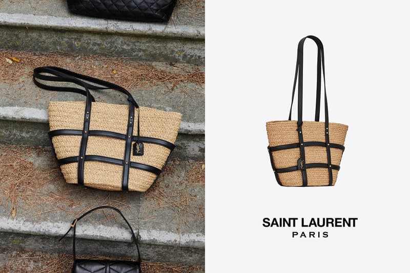 Saint Laurent Pannier handbags 2022 Straw bag