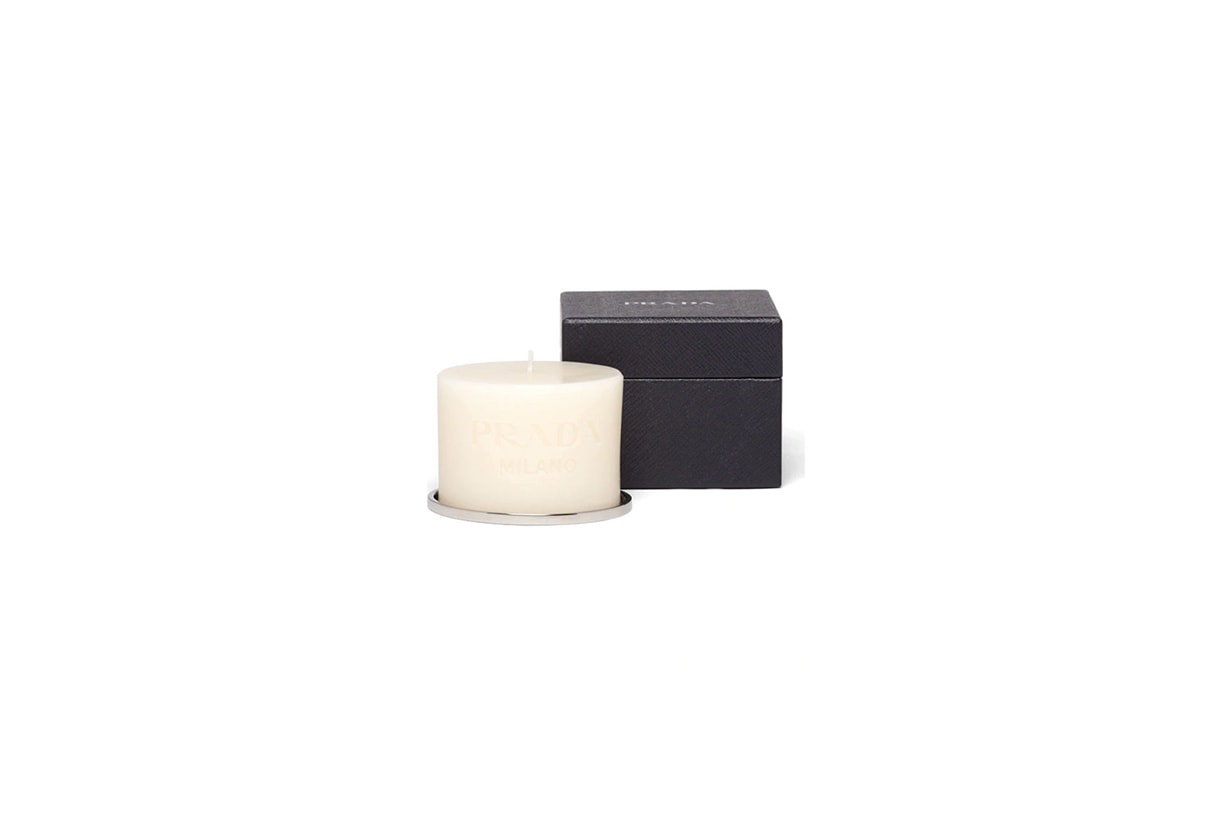 prada candle chalk white lifestyle info