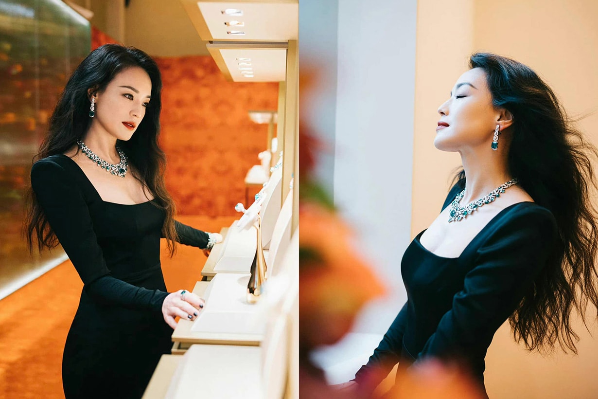 SHU QI Bvlgari Jewelry Alex Perry dresses