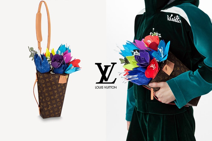 用名牌手袋裝花?Louis Vuitton 花束包,揹在街上回頭率 100%!