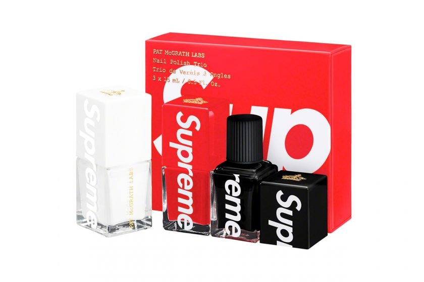 Supreme Pat McGrath Lab nail polish decals set color detail