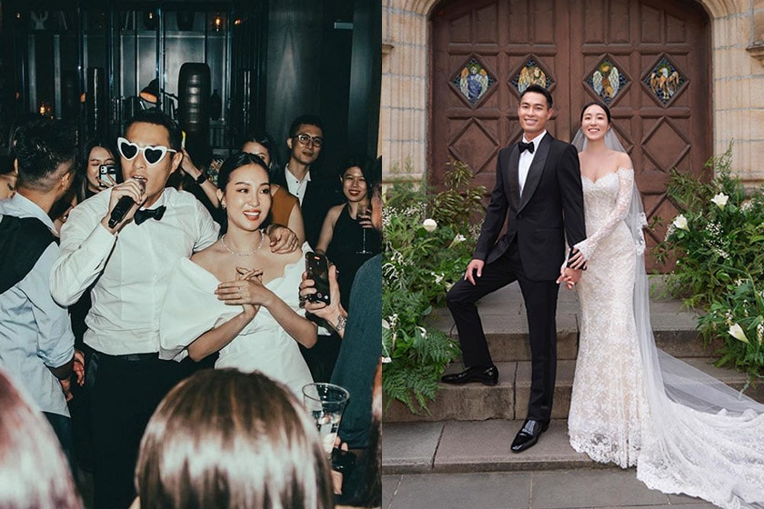 yo yang Melinda wedding 2022 Wedding Dress Celebrity Couples