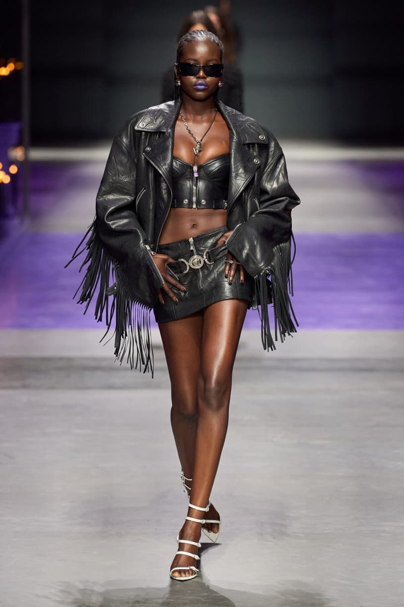 Versace 2023SS fashion show runway mfw