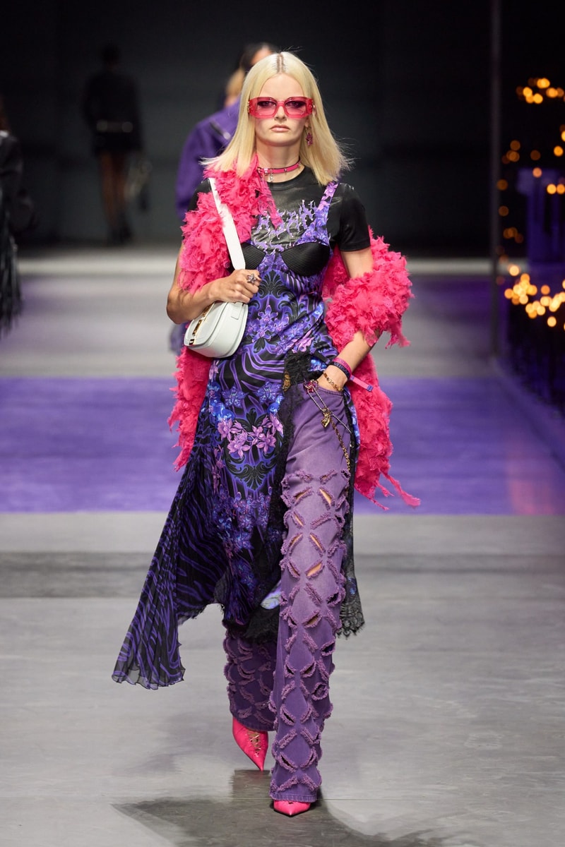 Versace 2023SS fashion show runway mfw