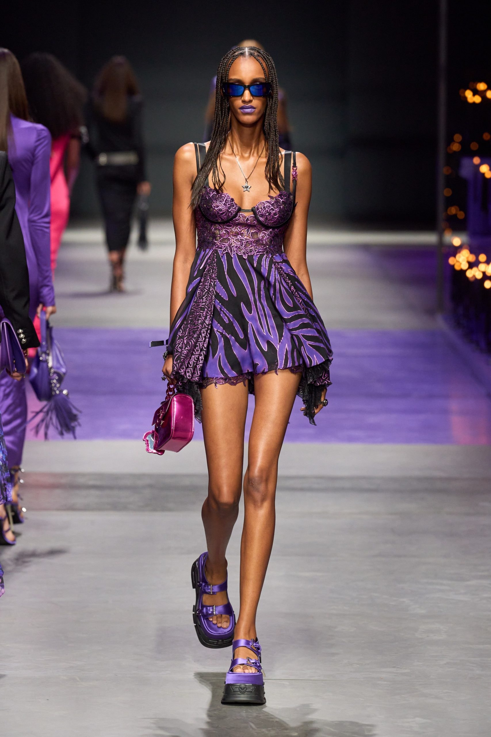Versace 2023SS fashion show runway mfw