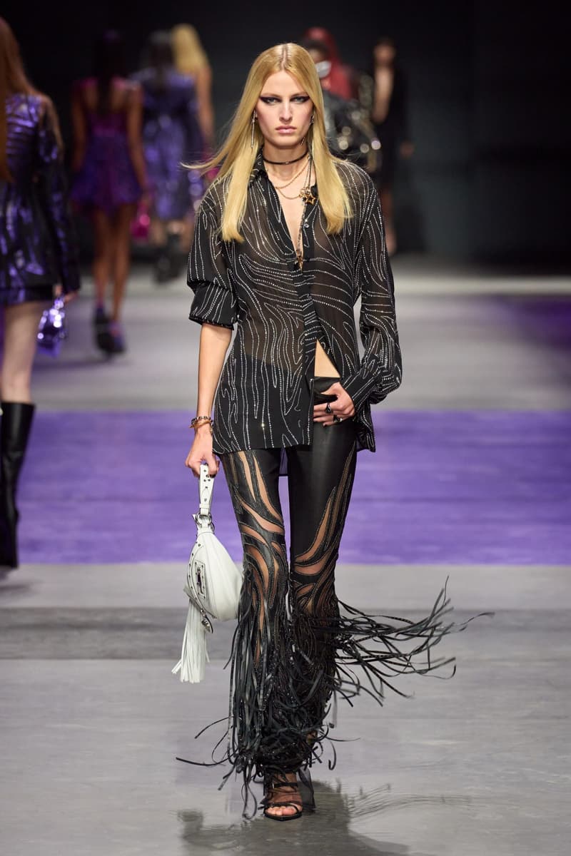 Versace 2023SS fashion show runway mfw