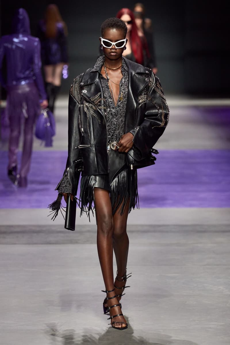 Versace 2023SS fashion show runway mfw