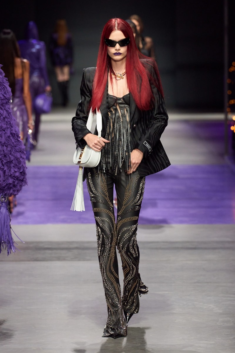 Versace 2023SS fashion show runway mfw