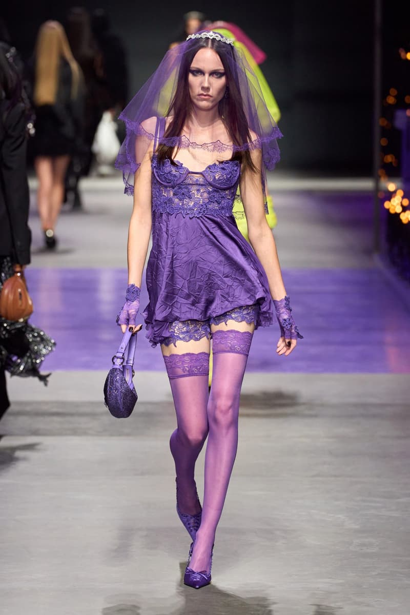 Versace 2023SS fashion show runway mfw