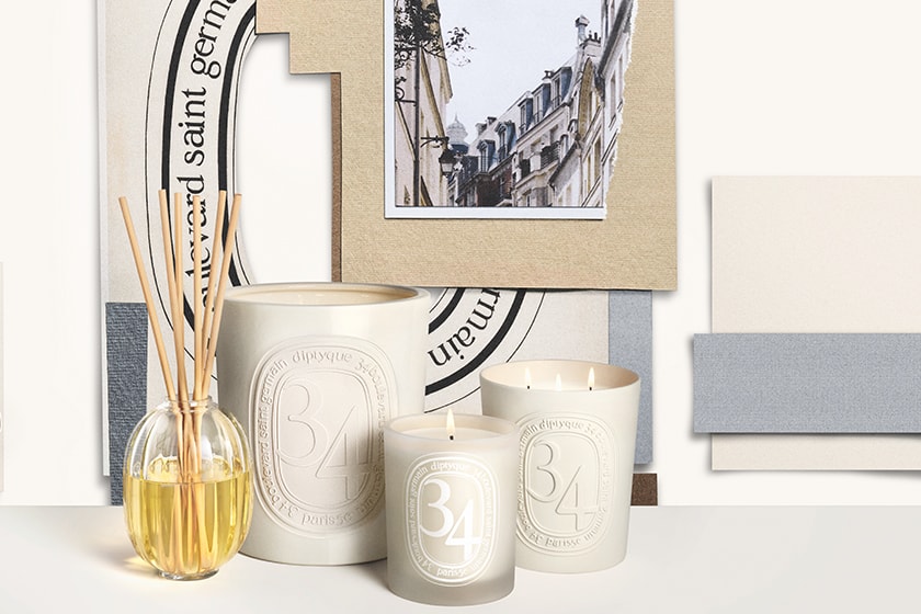 Diptyque 34 Boulevard Saint Germain collection signature scent