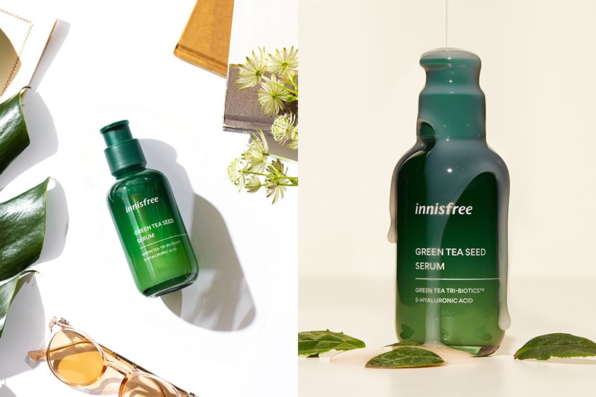 innisfree Green Tea Seed Serum Skin Cream Lotion New 2022