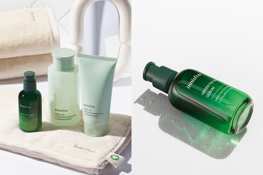 innisfree Green Tea Seed Serum Skin Cream Lotion New 2022