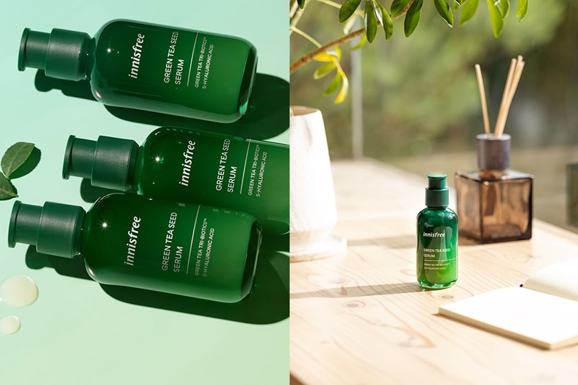 innisfree Green Tea Seed Serum Skin Cream Lotion New 2022