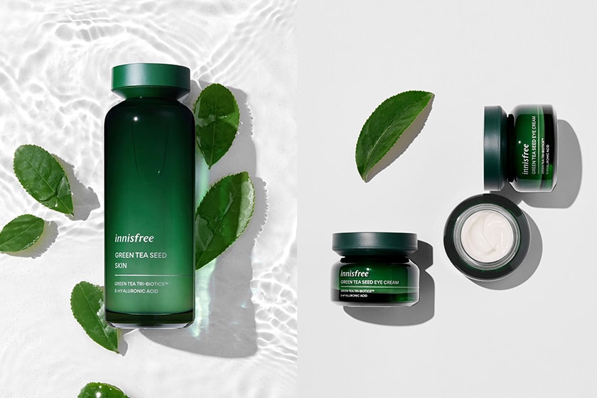 innisfree Green Tea Seed Serum Skin Cream Lotion New 2022