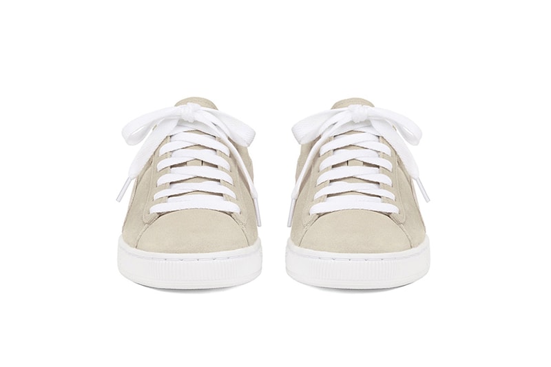JJJJound x PUMA Suede Putty Limestone Sneakers Collaboration LABELHOOD BOX