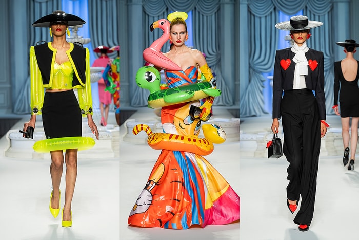 MFW:充氣泳圈成為亮點:幻象與現實中,繽紛奇幻的 Moschino 春夏大秀!