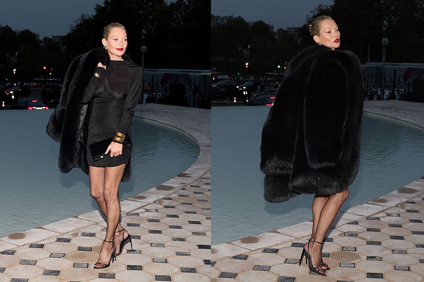 Saint Laurent 2023 ss PFW Blackpink Rose Kate Moss Paris fashion week