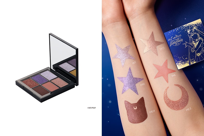 shu uemura x Sailor Moon Eternal Eyeshadow Palette Lip Stick Eyebrow Pencil Highlighter Palette