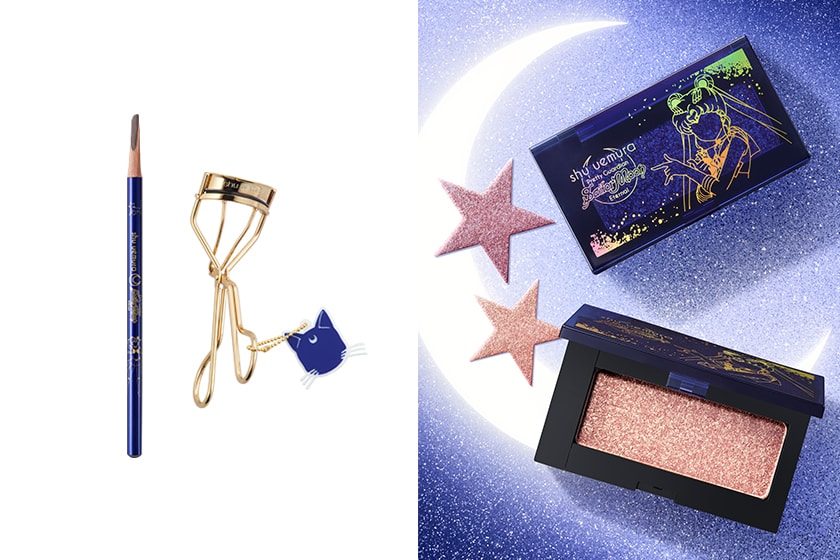 shu uemura x Sailor Moon Eternal Eyeshadow Palette Lip Stick Eyebrow Pencil Highlighter Palette