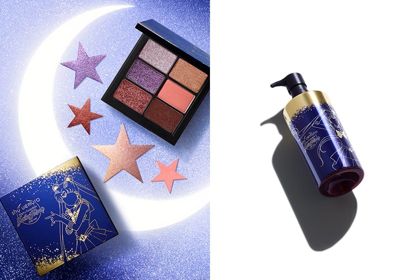 shu uemura x Sailor Moon Eternal Eyeshadow Palette Lip Stick Eyebrow Pencil Highlighter Palette