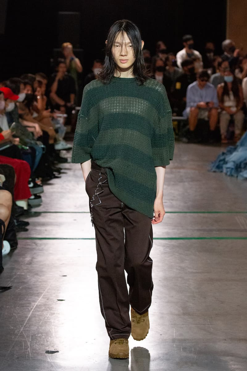 BASICKS DHL umbro MASANORI MORIKAWA tokyo fashion show runway look detail
