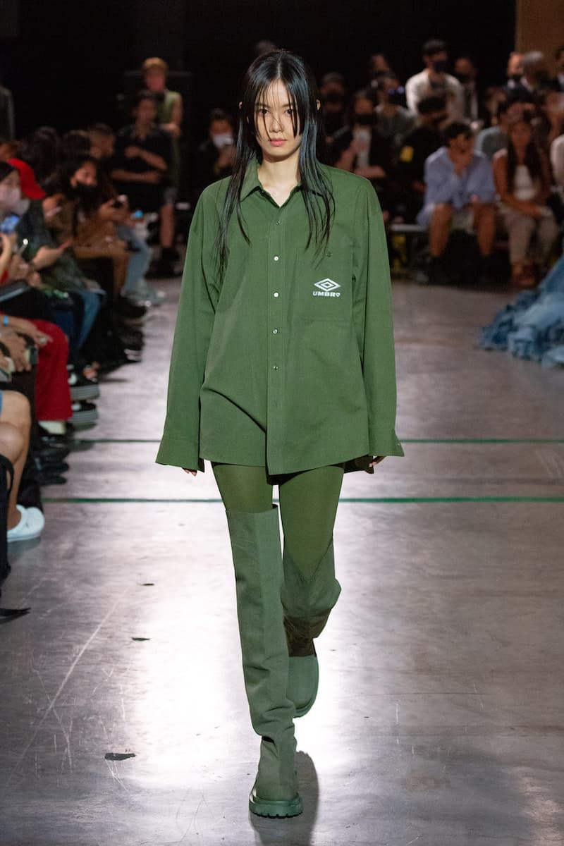 BASICKS DHL umbro MASANORI MORIKAWA tokyo fashion show runway look detail