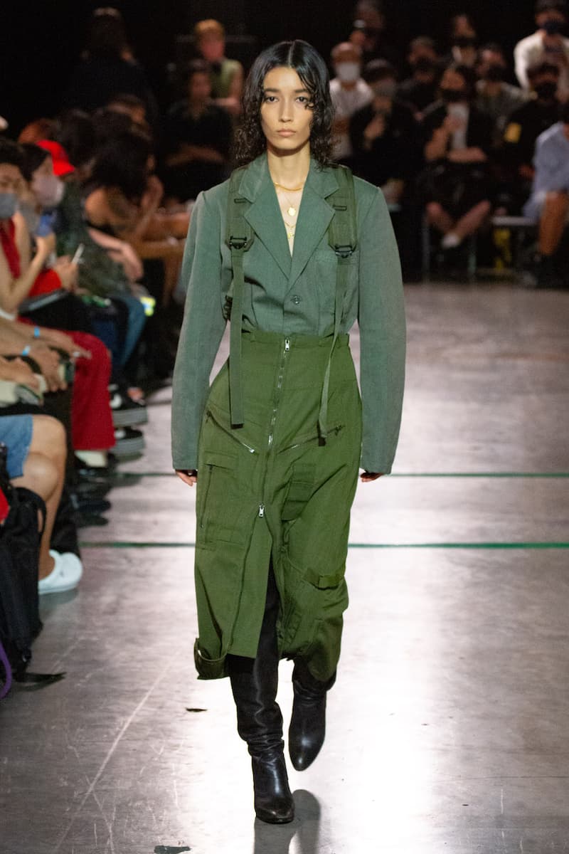 BASICKS DHL umbro MASANORI MORIKAWA tokyo fashion show runway look detail