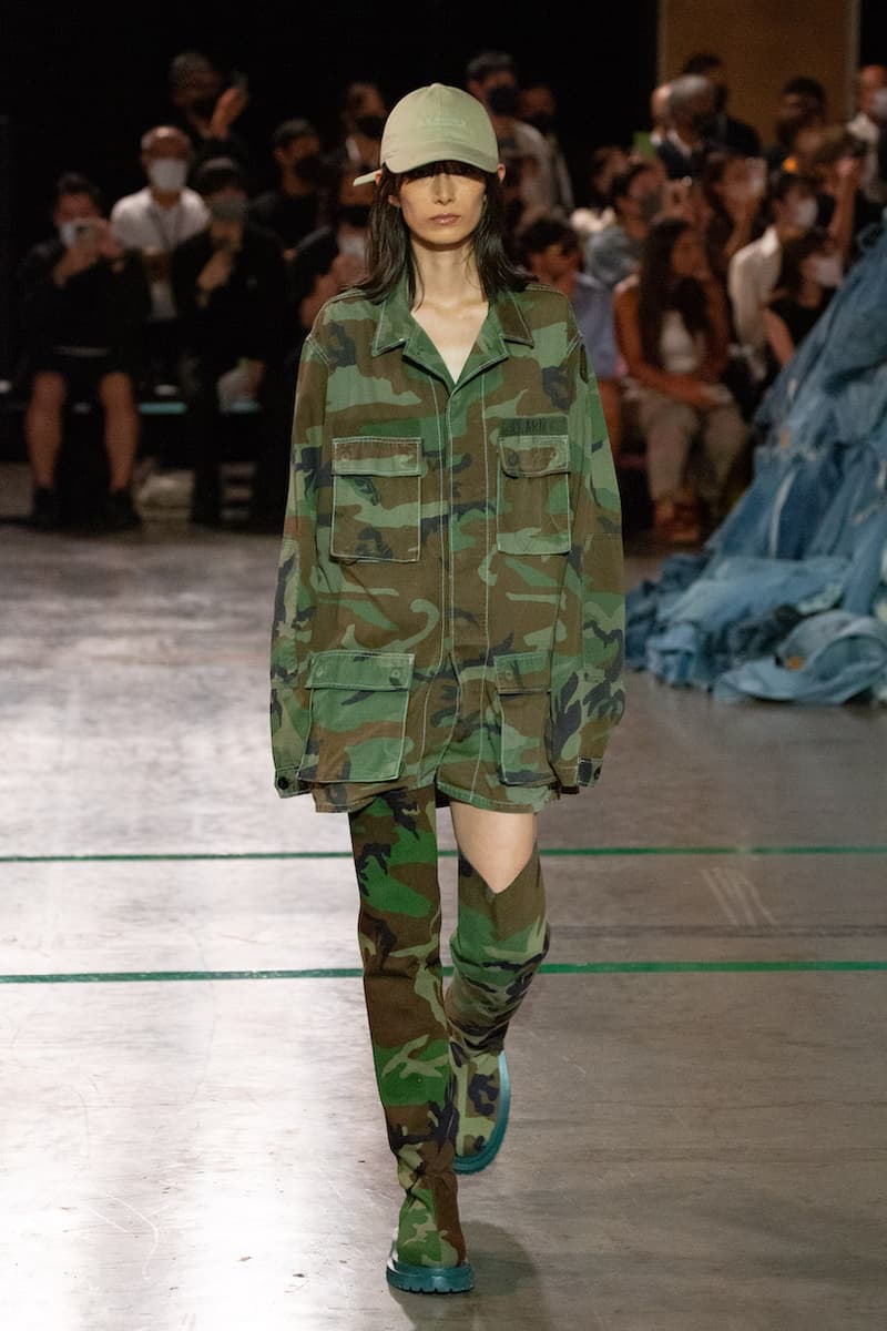 BASICKS DHL umbro MASANORI MORIKAWA tokyo fashion show runway look detail