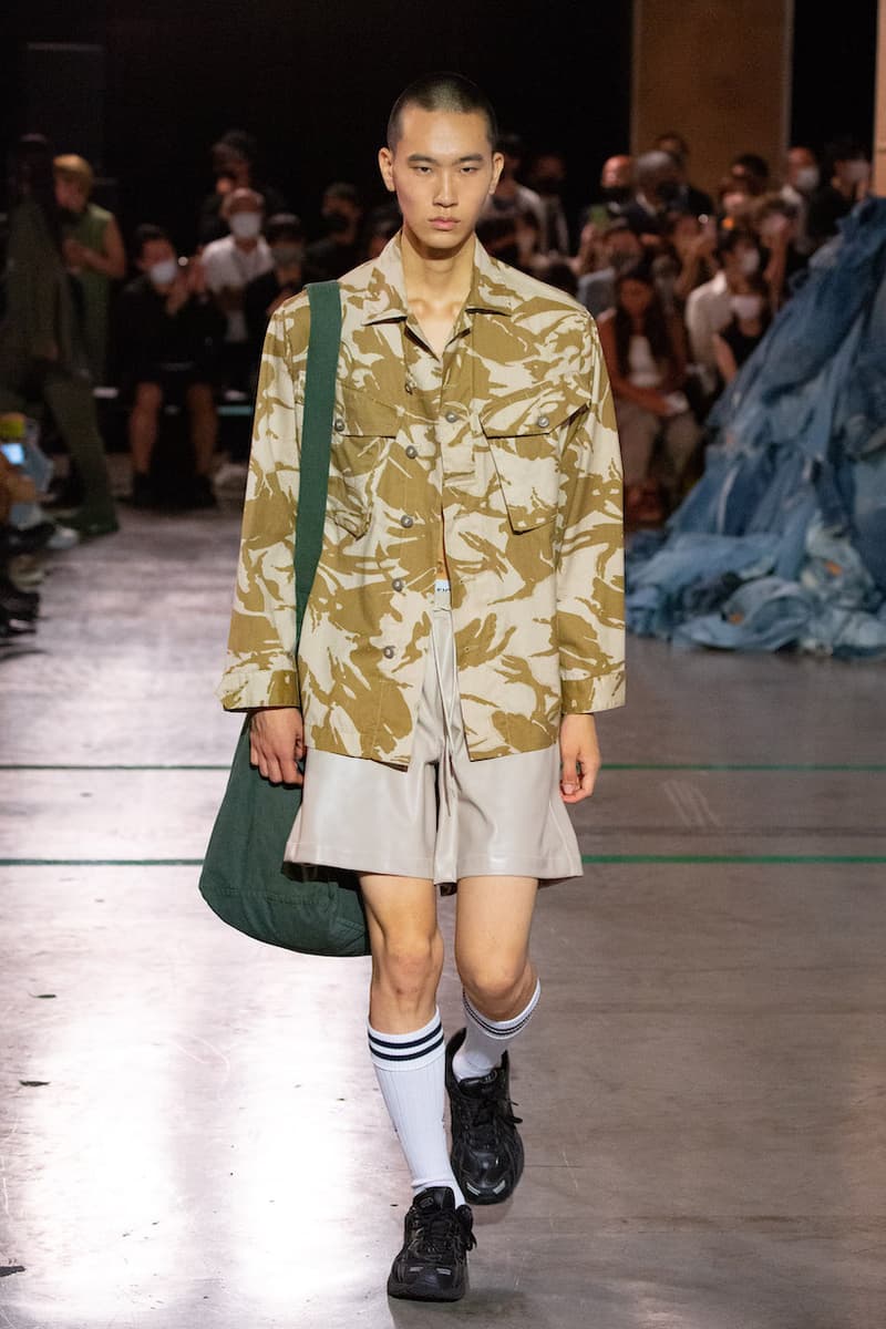 BASICKS DHL umbro MASANORI MORIKAWA tokyo fashion show runway look detail