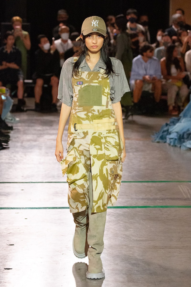BASICKS DHL umbro MASANORI MORIKAWA tokyo fashion show runway look detail
