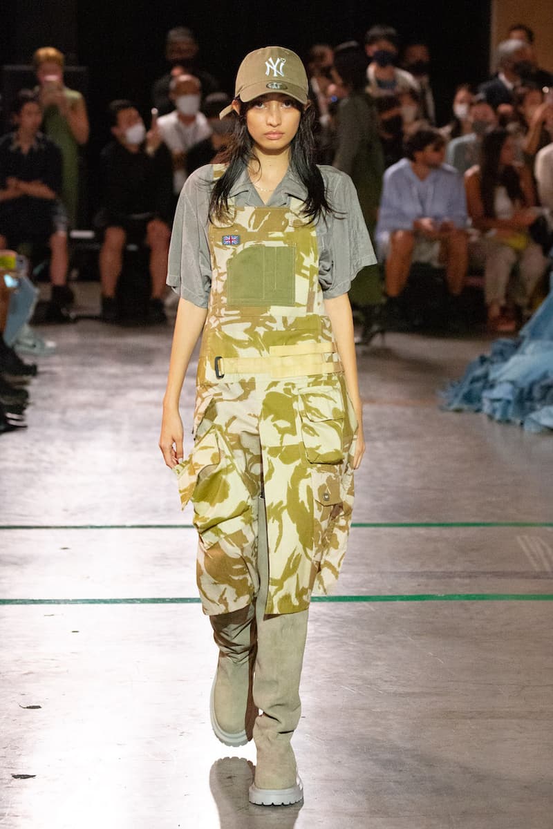 BASICKS DHL umbro MASANORI MORIKAWA tokyo fashion show runway look detail