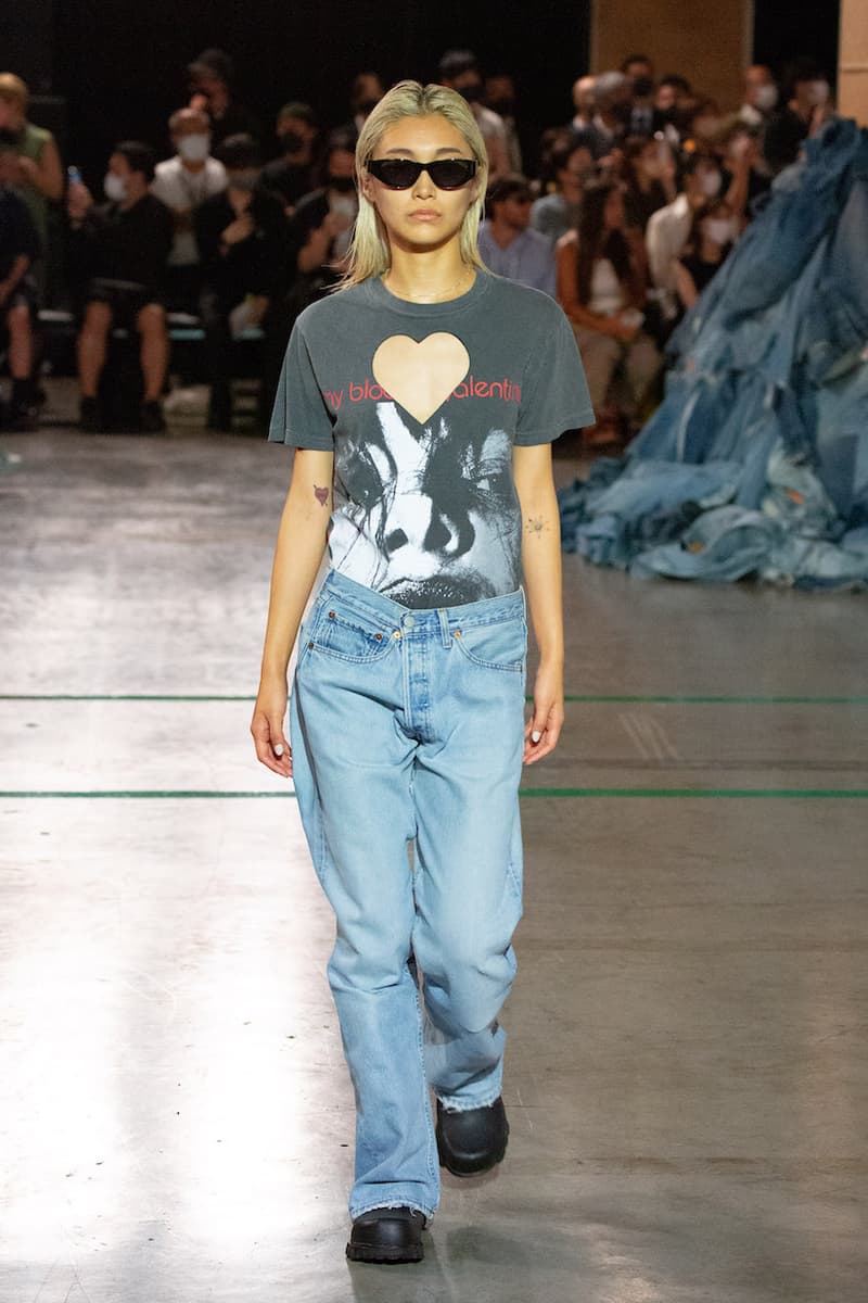 BASICKS DHL umbro MASANORI MORIKAWA tokyo fashion show runway look detail