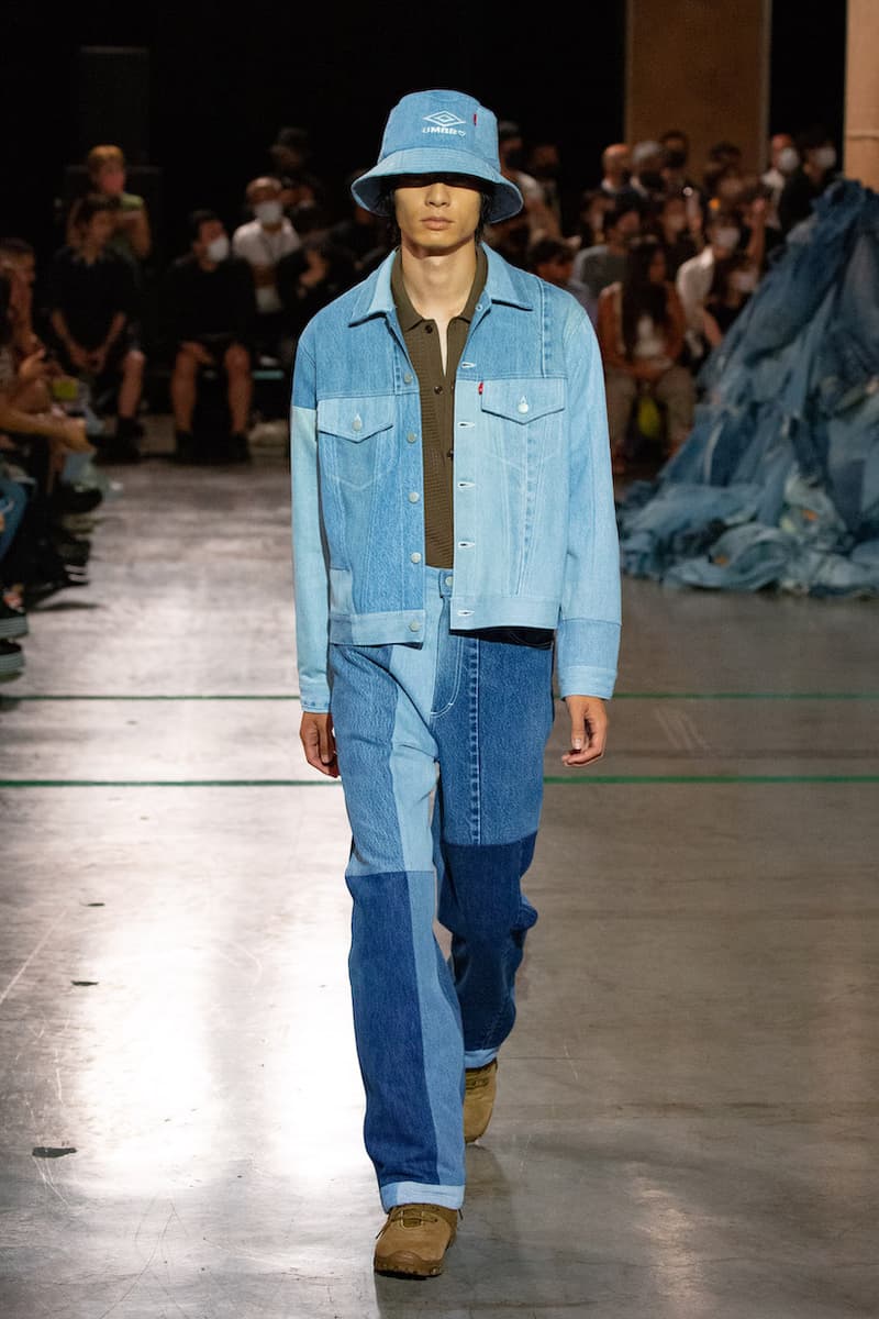 BASICKS DHL umbro MASANORI MORIKAWA tokyo fashion show runway look detail
