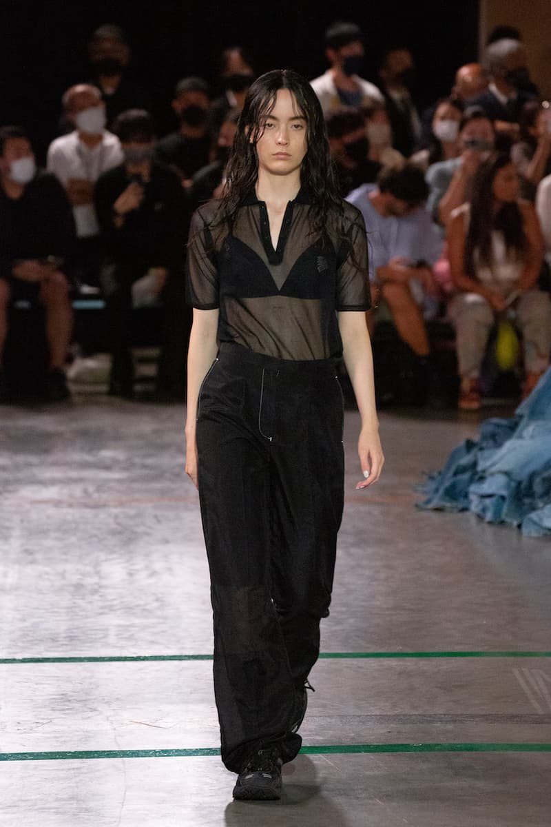 BASICKS DHL umbro MASANORI MORIKAWA tokyo fashion show runway look detail