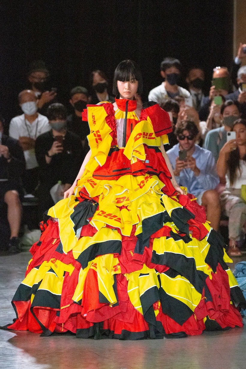 BASICKS DHL umbro MASANORI MORIKAWA tokyo fashion show runway look detail