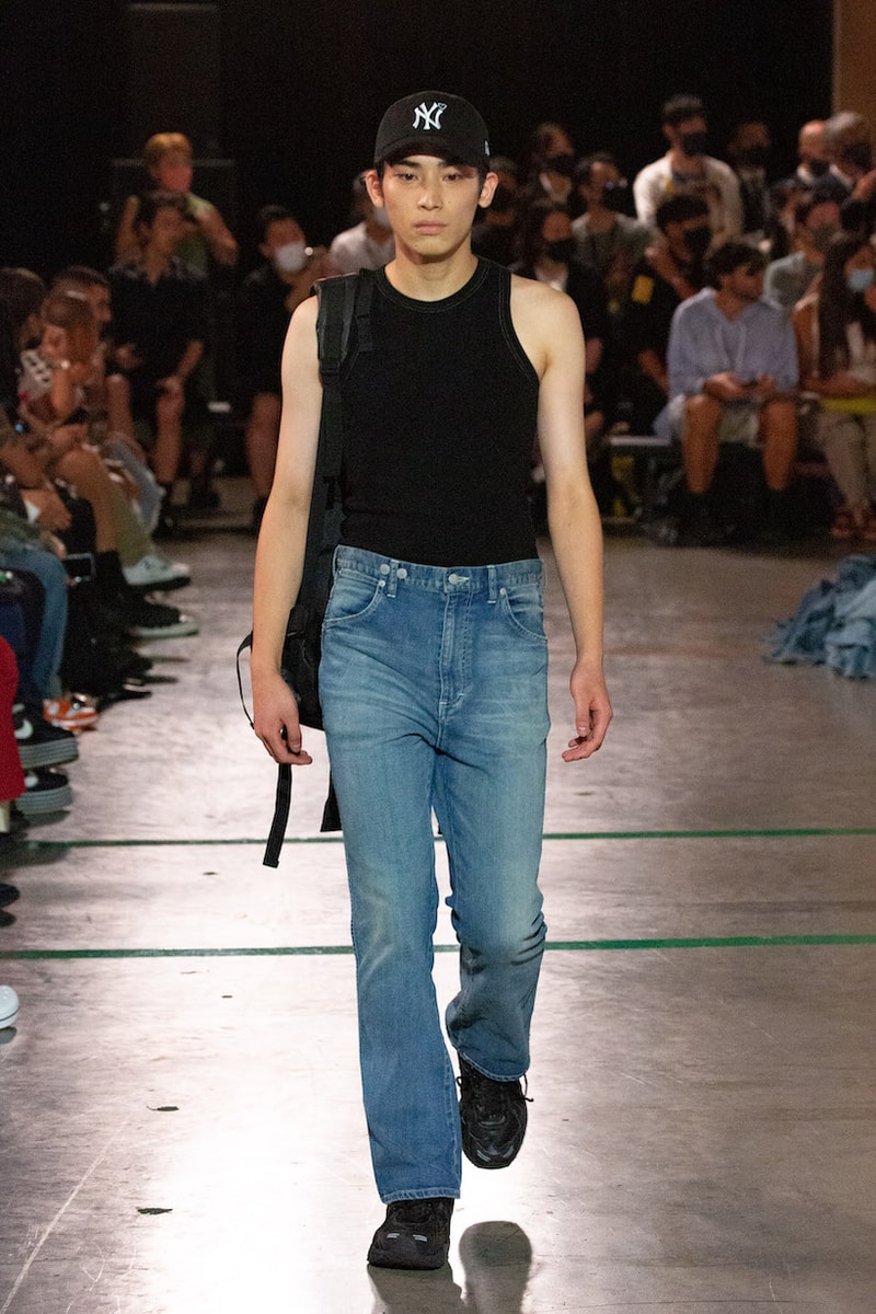 BASICKS DHL umbro MASANORI MORIKAWA tokyo fashion show runway look detail