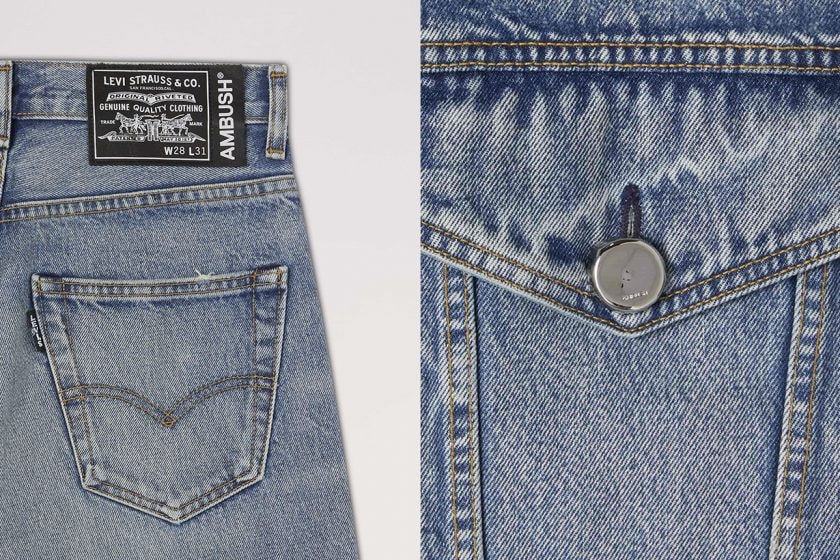 levi's ambush collabration jeans jacket denim 517 baggy