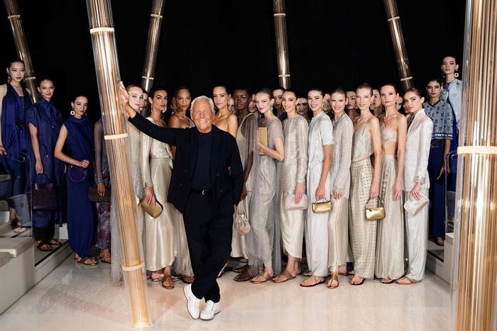 MFW:溫柔如幻、奢華如夢,Giorgio Armani 不願醒來的閃亮美夢