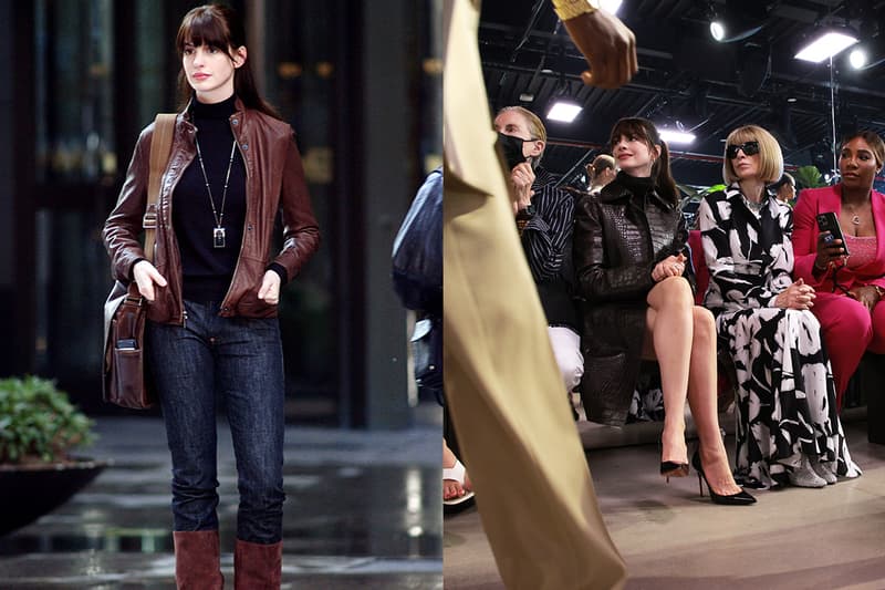 Anne Hathaway Anna Wintour Michael Kors NFW runway