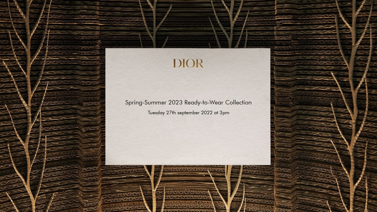 DIOR 2023ss pfw live stream online paris