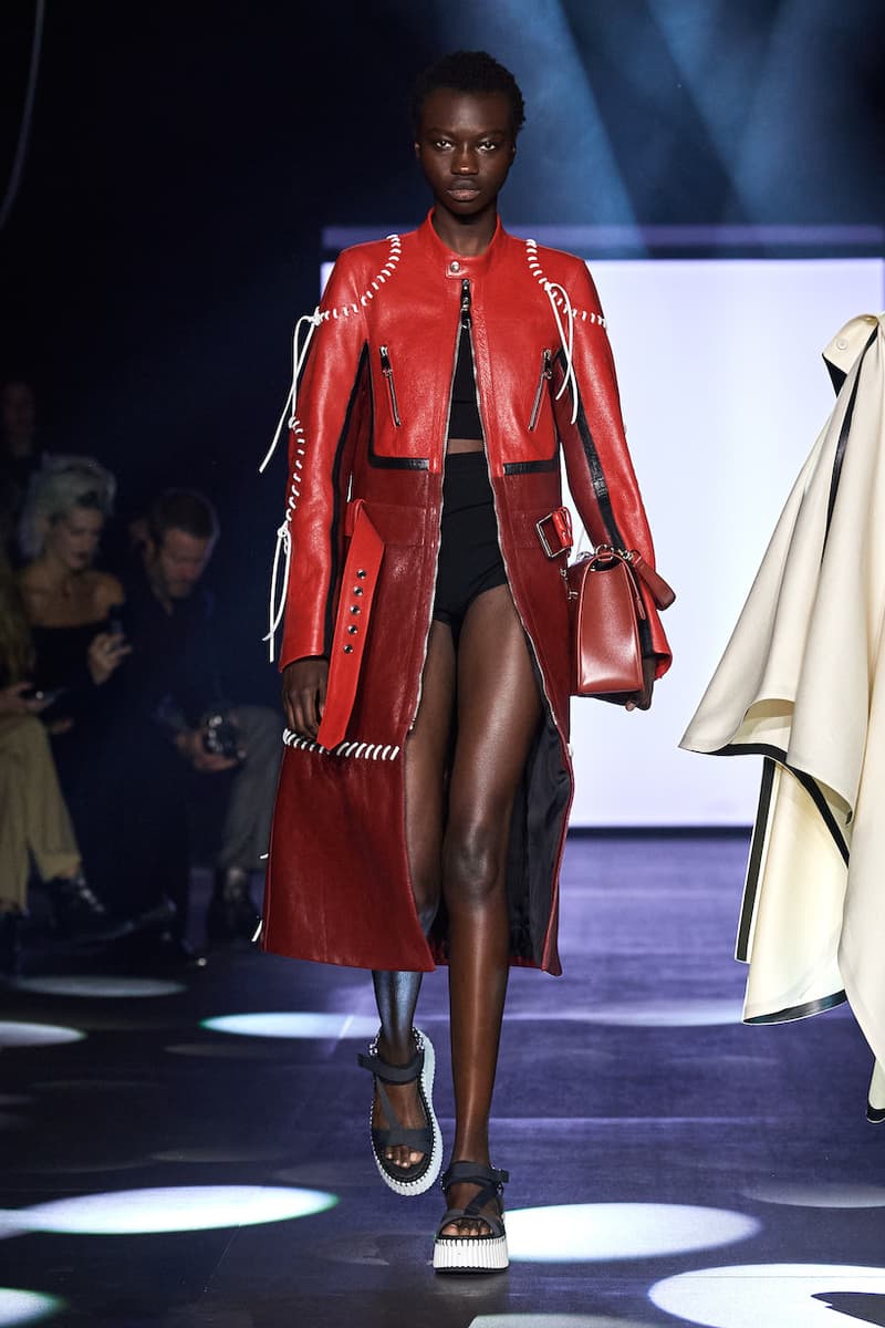 Chloé paris pfw 2023 ss Gabriela Hearst runway show detail