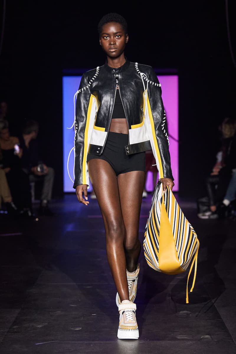 Chloé paris pfw 2023 ss Gabriela Hearst runway show detail