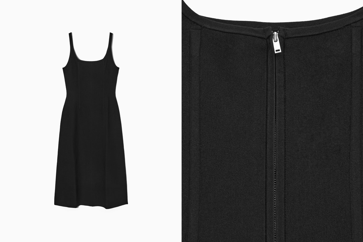 cos-slim-fit-croset-style-a-line-dress