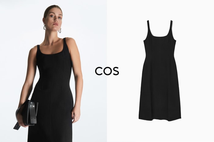 本年度呼聲最高：COS 魚骨小黑裙，秀出腰臀比曲線美！