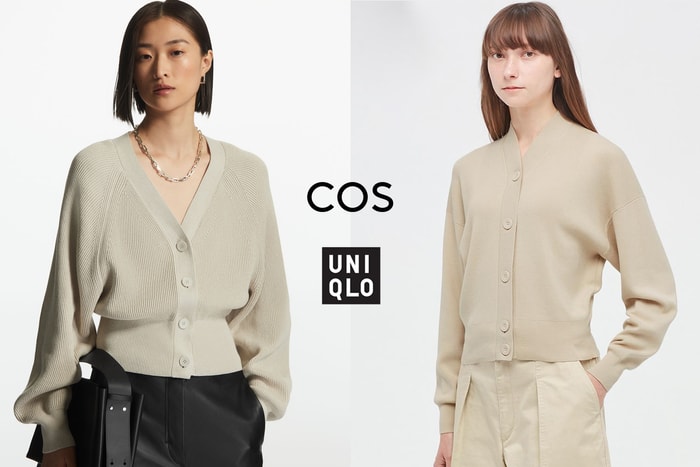 同一款針織外套卻有 10 倍價錢差!貴價 COS vs 平價 UNIQLO  誰更勝一籌?