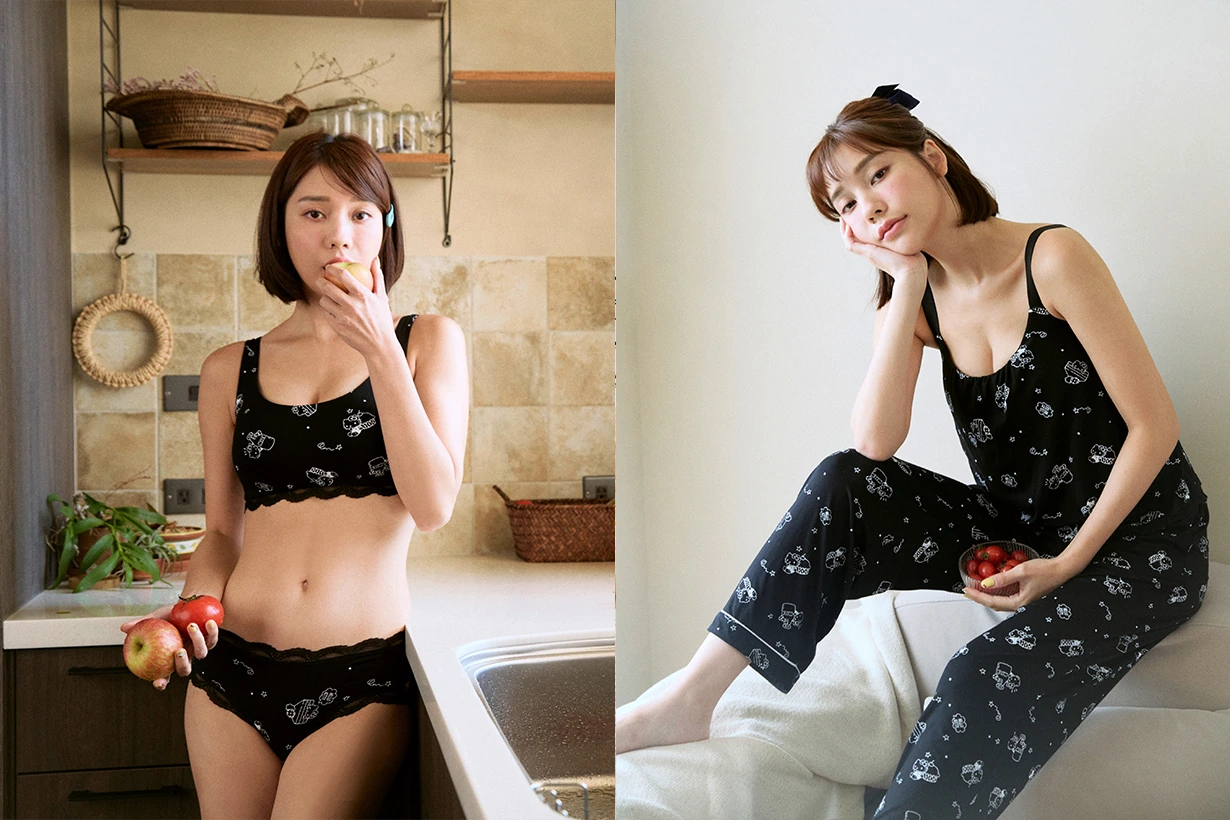 Qmomo X Hello Kitty pajamas collaboration