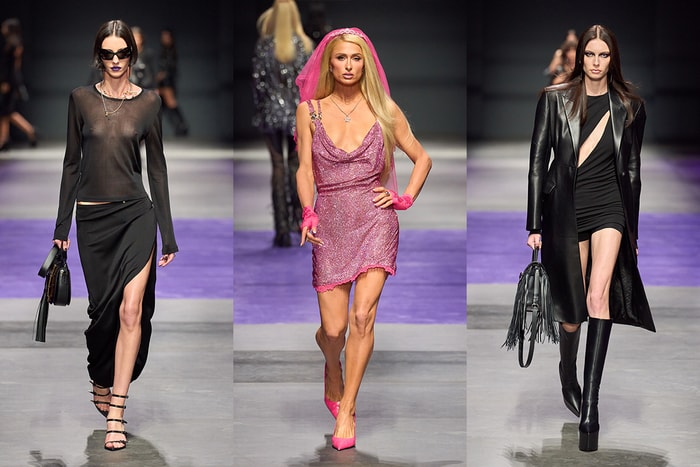 MFW:當 Paris Hilton 登上 Versace 伸展台,人間芭比化身叛逆新娘!